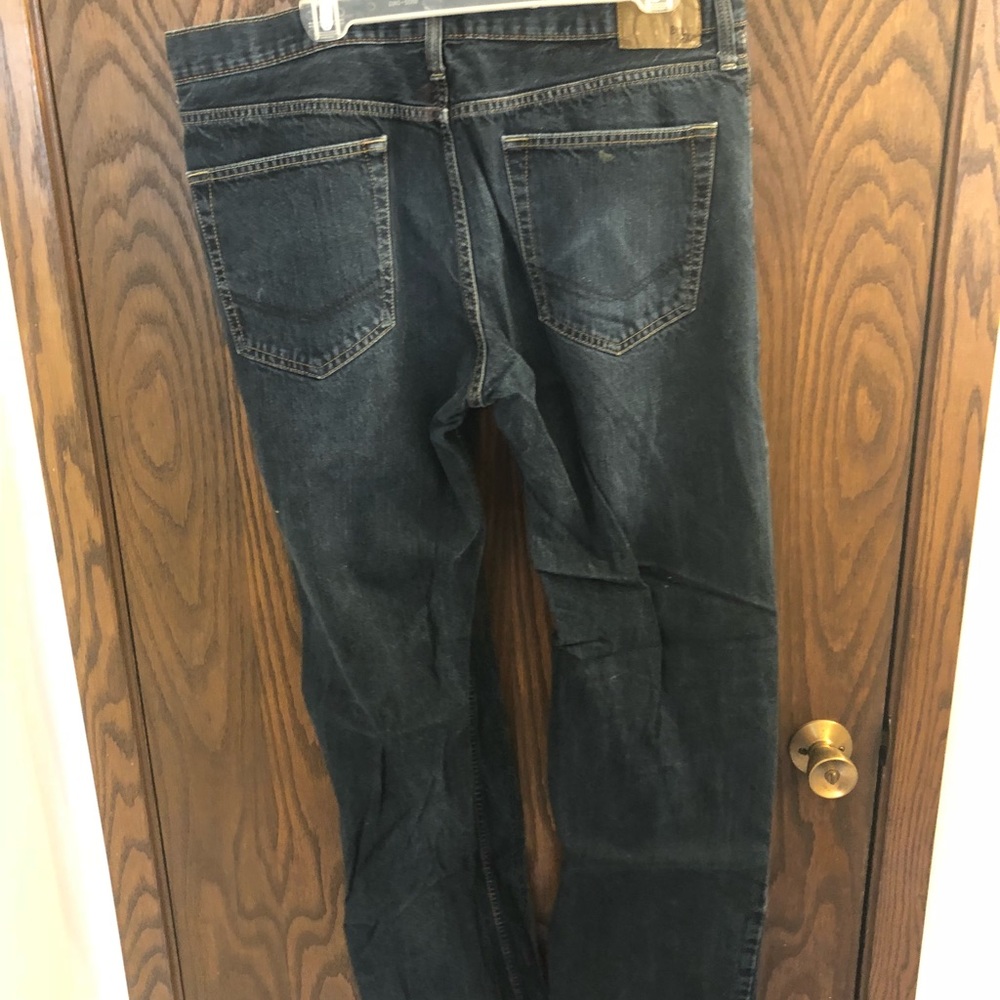 Dark blue bullhead jeans